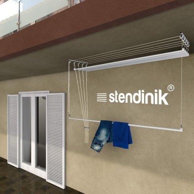 Stendibiancheria da soffitto  5 aste da 200 cm