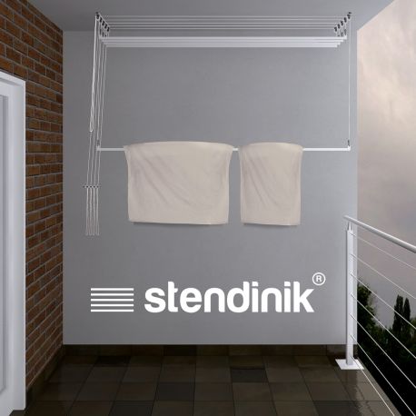 Stendibiancheria DA SOFFITTO saliscendi con 5 aste da 180 cm - Stendinik