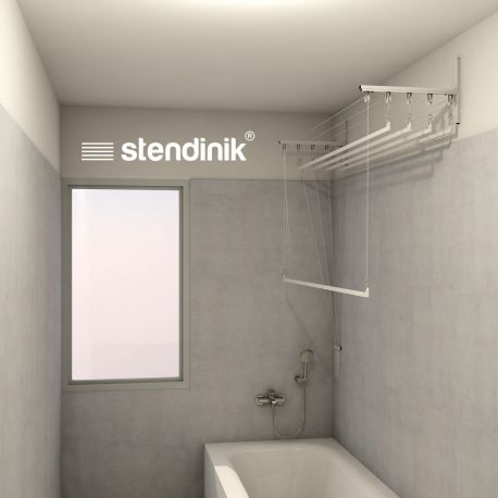 Etendoir à plafond avec 5 barres de 200 cm