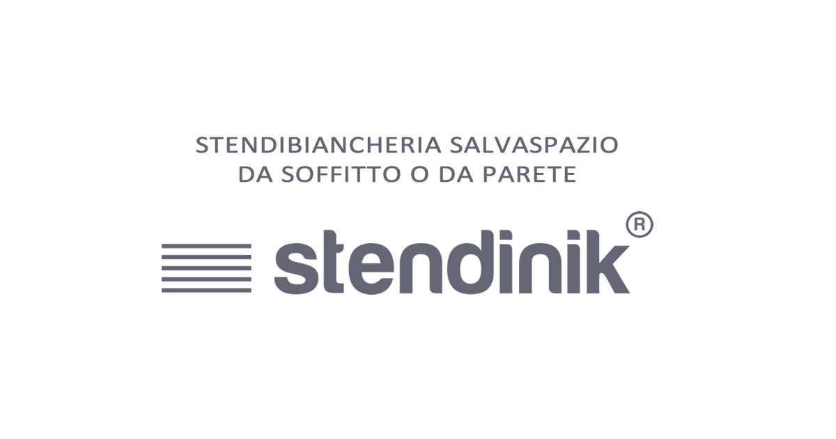 Stendibiancheria Stendilenzuola DA PARETE con 5 aste da 200 cm - Stendinik