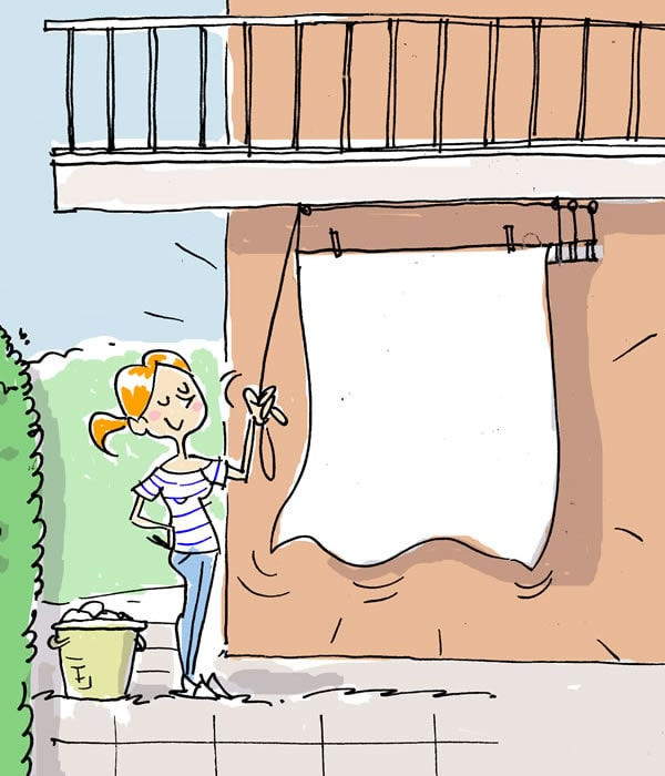 Stendibiancheria da soffitto